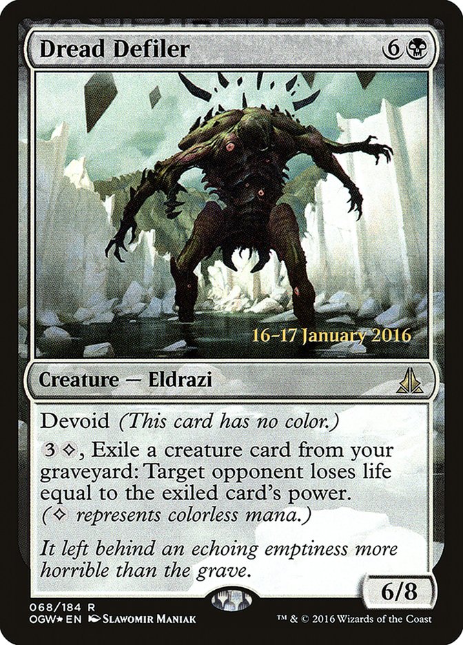 Dread Defiler [Oath of the Gatewatch Prerelease Promos] | Gear Gaming Bentonville