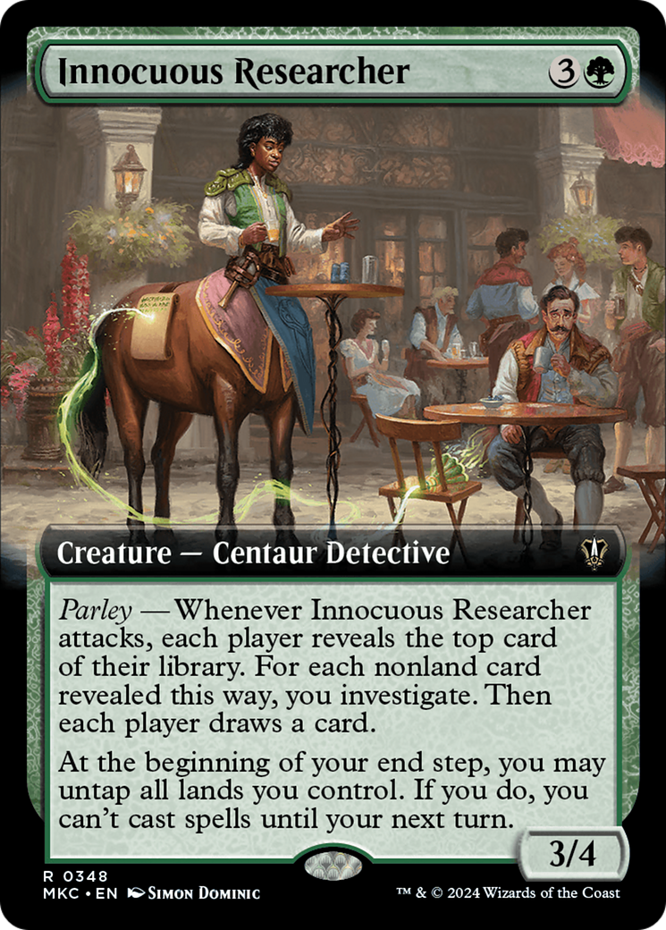 Innocuous Researcher (Extended Art) [Murders at Karlov Manor Commander] | Gear Gaming Bentonville