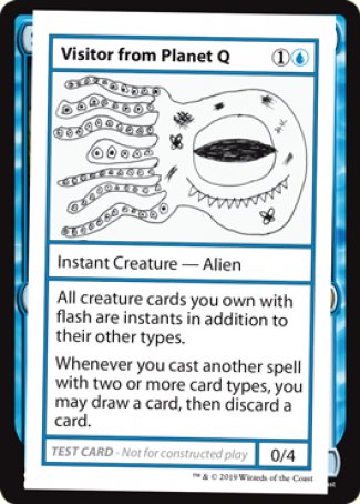 Visitor from Planet Q (2021 Edition) [Mystery Booster Playtest Cards] | Gear Gaming Bentonville