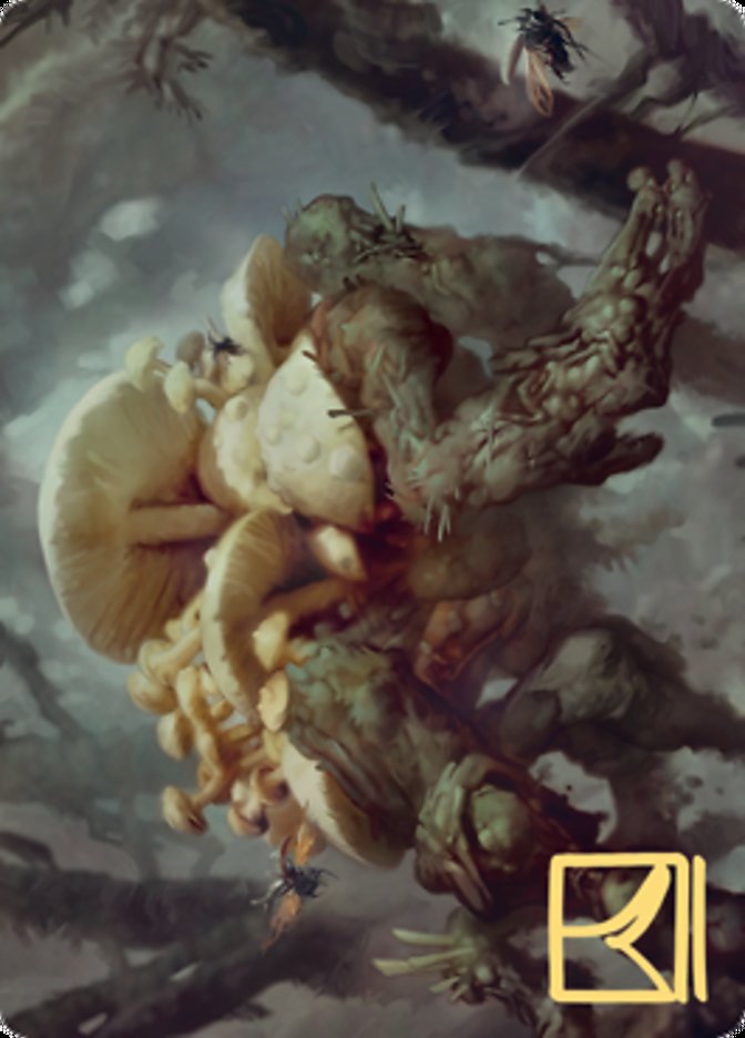 Swarm Shambler Art Card (Gold-Stamped Signature) [Zendikar Rising Art Series] | Gear Gaming Bentonville