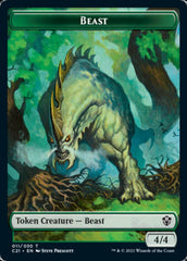 Beast (011) // Insect Double-Sided Token [Commander 2021 Tokens] | Gear Gaming Bentonville