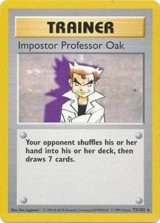 Impostor Professor Oak (73/102) [Base Set Shadowless Unlimited] | Gear Gaming Bentonville