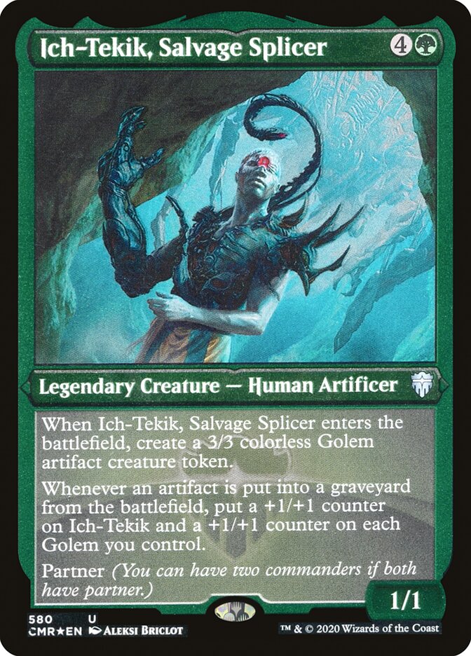 Ich-Tekik, Salvage Splicer (Etched) [Commander Legends] | Gear Gaming Bentonville