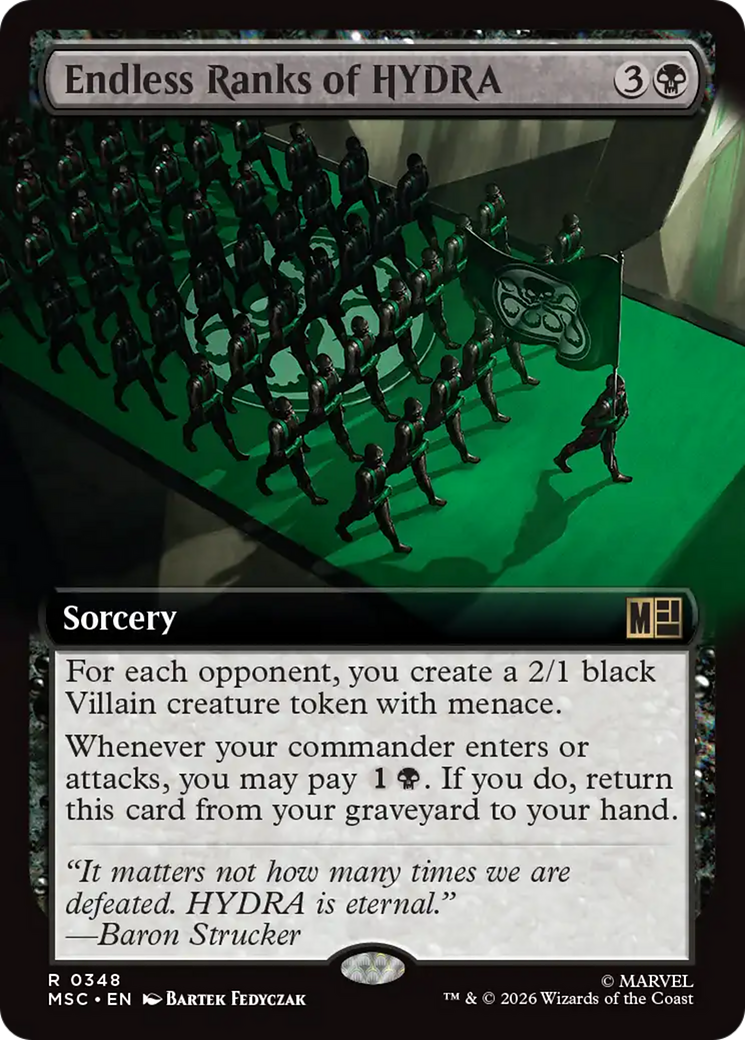 Endless Ranks of HYDRA (Extended Art) [Marvel Super Heroes Commander] | Gear Gaming Bentonville