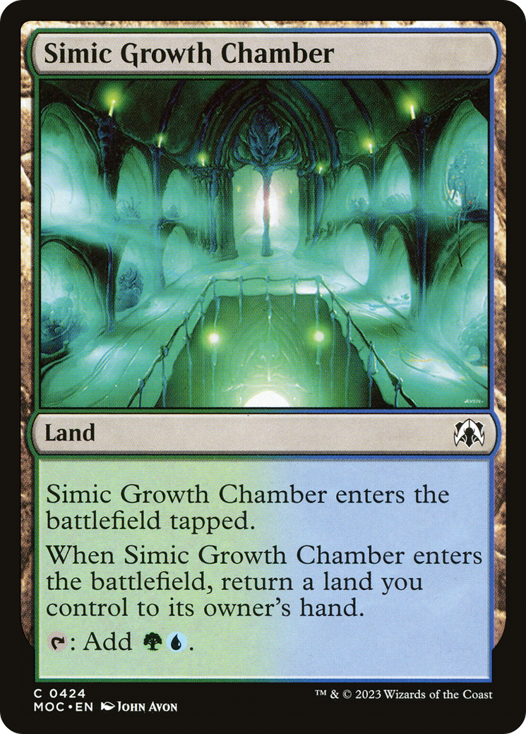 Simic Growth Chamber [March of the Machine Commander] | Gear Gaming Bentonville