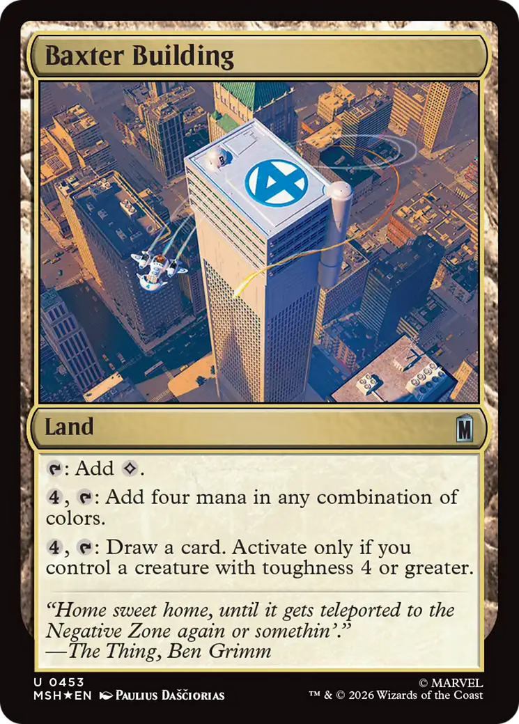 Baxter Building (Surge Foil) [Marvel Super Heroes] | Gear Gaming Bentonville