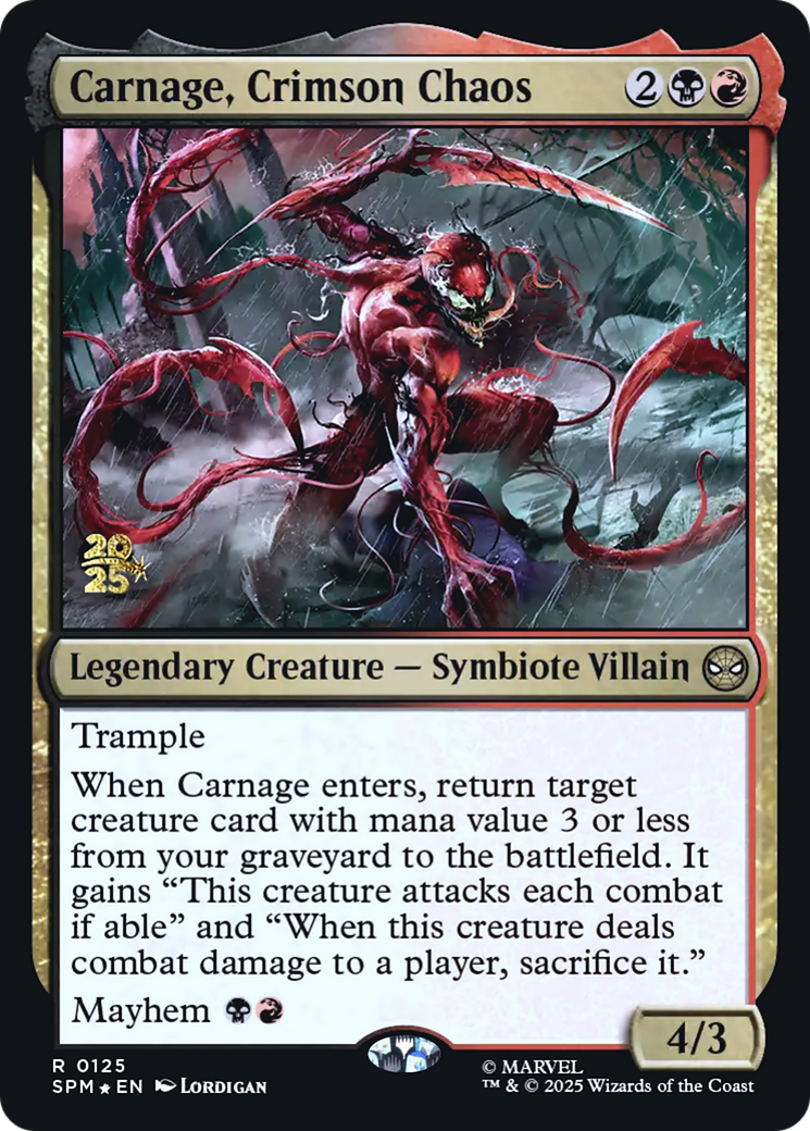 Carnage, Crimson Chaos [Wizards Play Network 2025] | Gear Gaming Bentonville