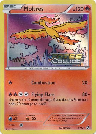 Moltres (XY127) (Staff) [XY: Black Star Promos] | Gear Gaming Bentonville