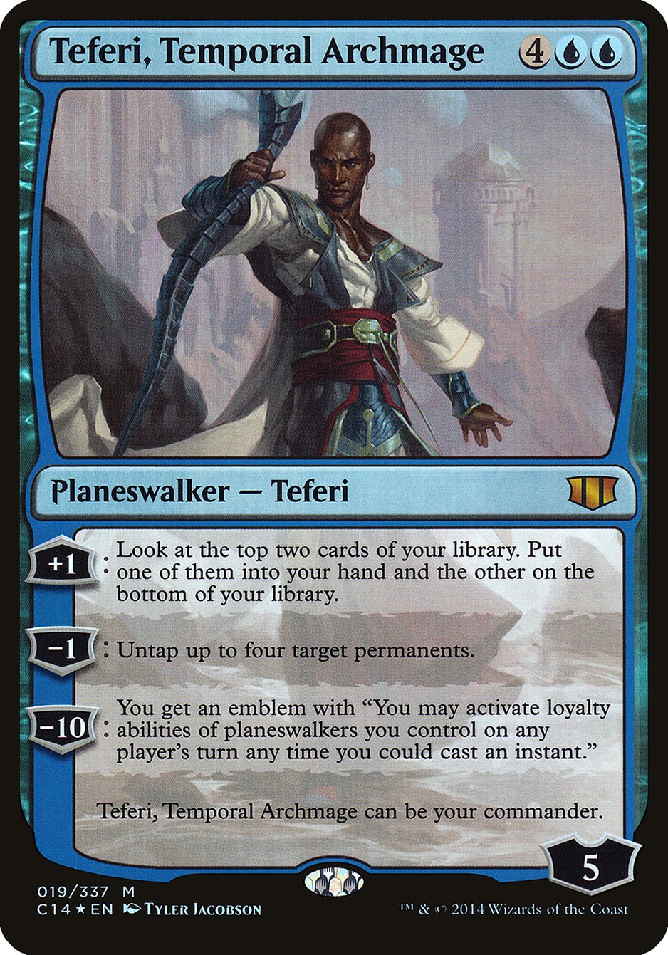 Teferi, Temporal Archmage (Oversized) [Commander 2014 Oversized] | Gear Gaming Bentonville