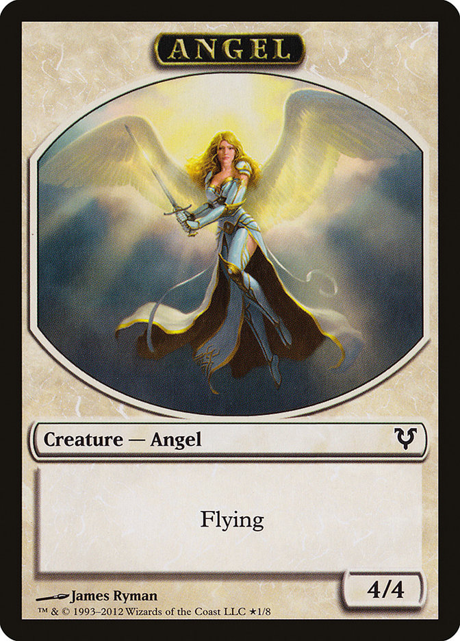Angel // Demon Double-Sided Token (Oversized) [Open the Helvault] | Gear Gaming Bentonville