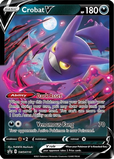 Crobat V (SWSH110) [Sword & Shield: Black Star Promos] | Gear Gaming Bentonville