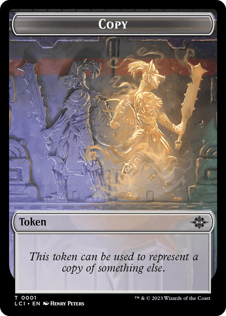 Copy // Spirit Double-Sided Token [The Lost Caverns of Ixalan Tokens] | Gear Gaming Bentonville