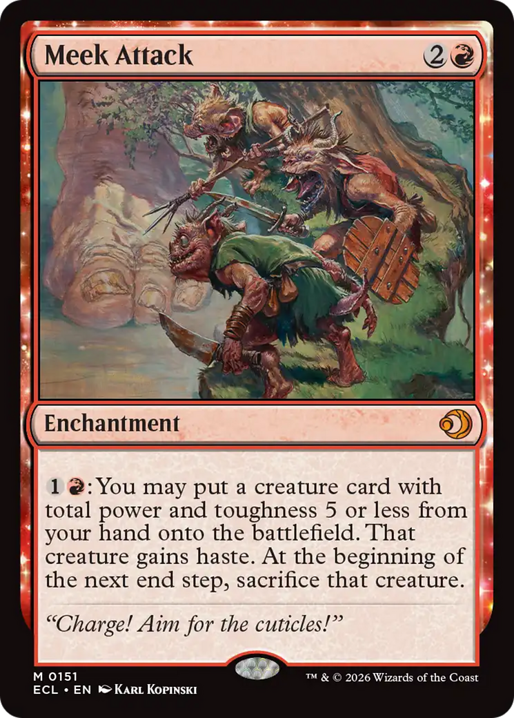 Meek Attack [Lorwyn Eclipsed] | Gear Gaming Bentonville