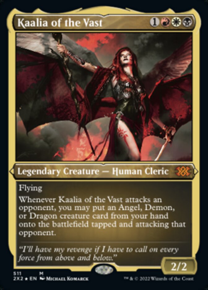 Kaalia of the Vast (Foil Etched) [Double Masters 2022] | Gear Gaming Bentonville