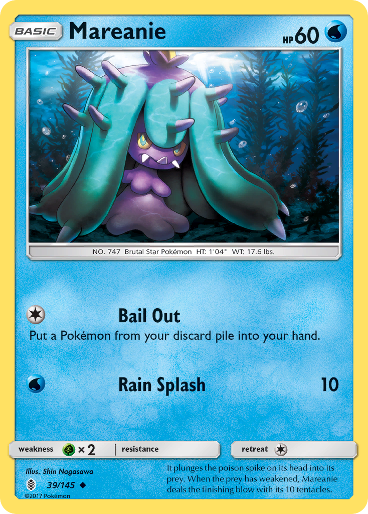 Mareanie (39/145) [Sun & Moon: Guardians Rising] | Gear Gaming Bentonville