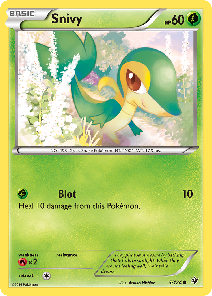 Snivy (5/124) [XY: Fates Collide] | Gear Gaming Bentonville