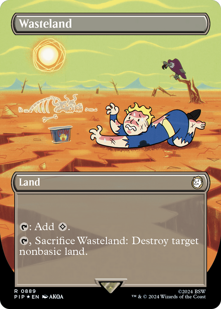 Wasteland (Borderless) (Surge Foil) [Fallout] | Gear Gaming Bentonville
