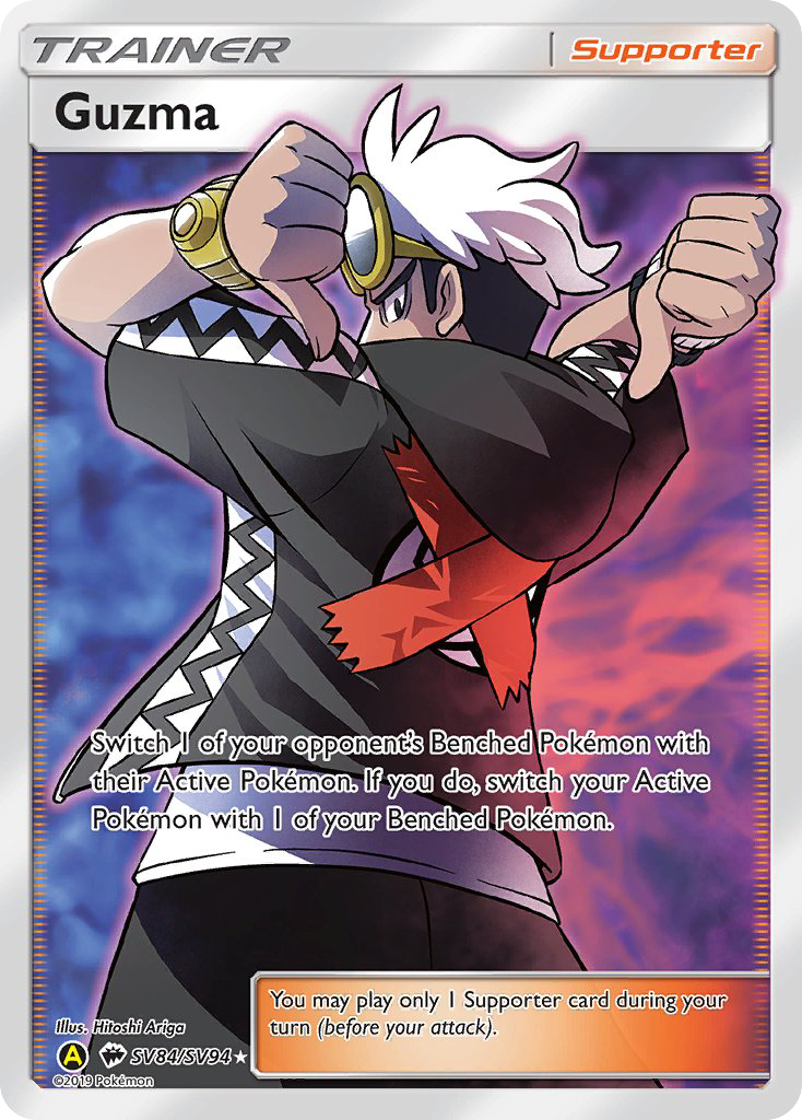 Guzma (SV84/SV94) [Sun & Moon: Hidden Fates - Shiny Vault] | Gear Gaming Bentonville