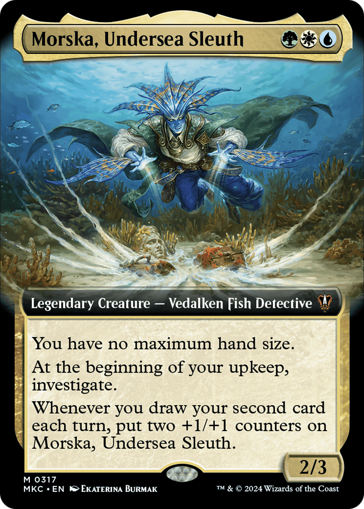 Morska, Undersea Sleuth (Extended Art) [Murders at Karlov Manor Commander] | Gear Gaming Bentonville