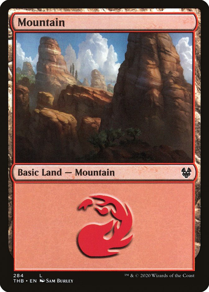 Mountain (284) [Theros Beyond Death] | Gear Gaming Bentonville