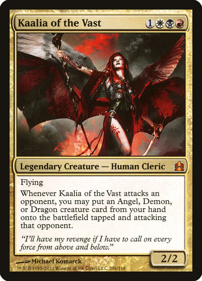 Kaalia of the Vast [Commander 2011] | Gear Gaming Bentonville
