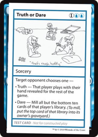 Truth or Dare (2021 Edition) [Mystery Booster Playtest Cards] | Gear Gaming Bentonville