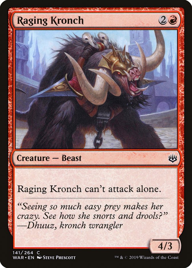 Raging Kronch [War of the Spark] | Gear Gaming Bentonville