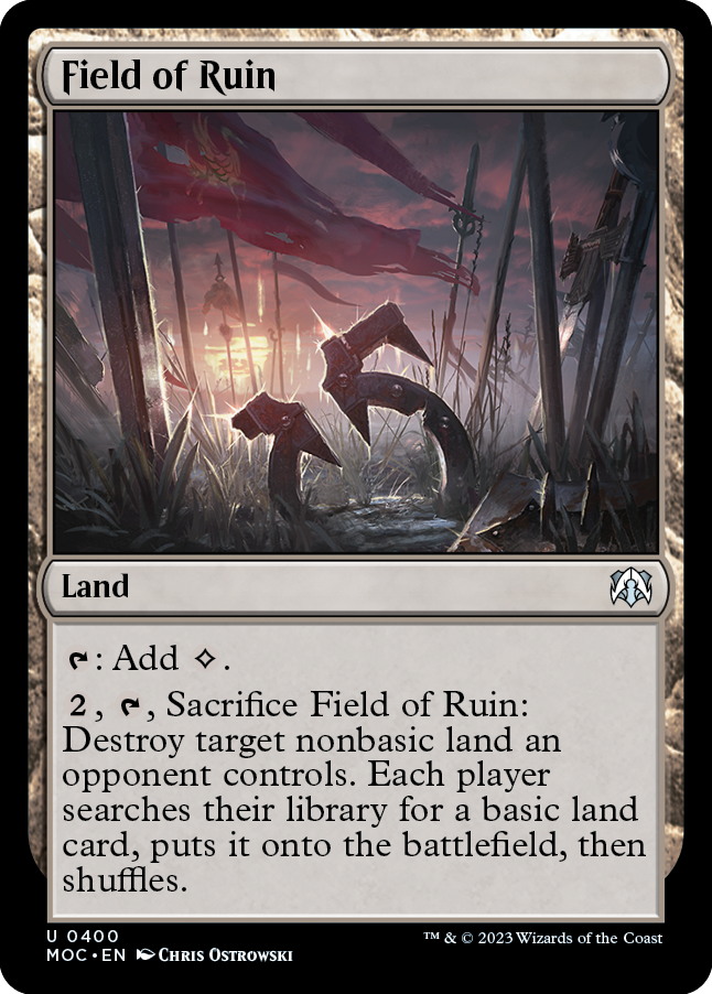 Field of Ruin [March of the Machine Commander] | Gear Gaming Bentonville