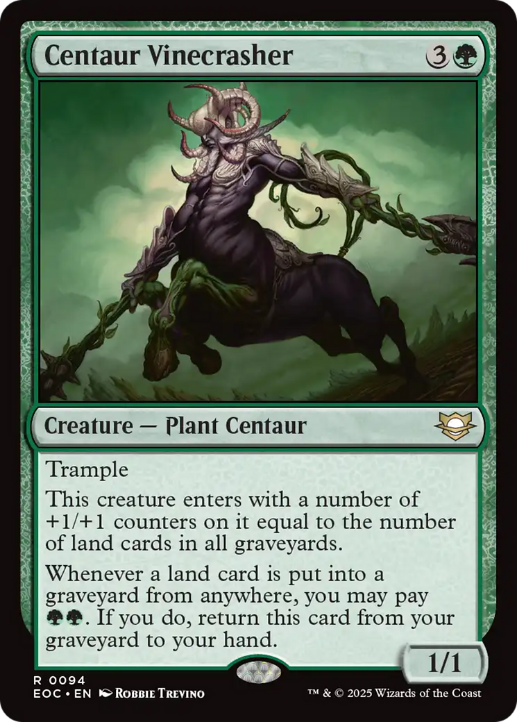 Centaur Vinecrasher [Edge of Eternities Commander] | Gear Gaming Bentonville