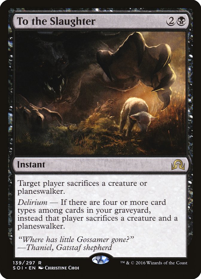 To the Slaughter [Shadows over Innistrad] | Gear Gaming Bentonville