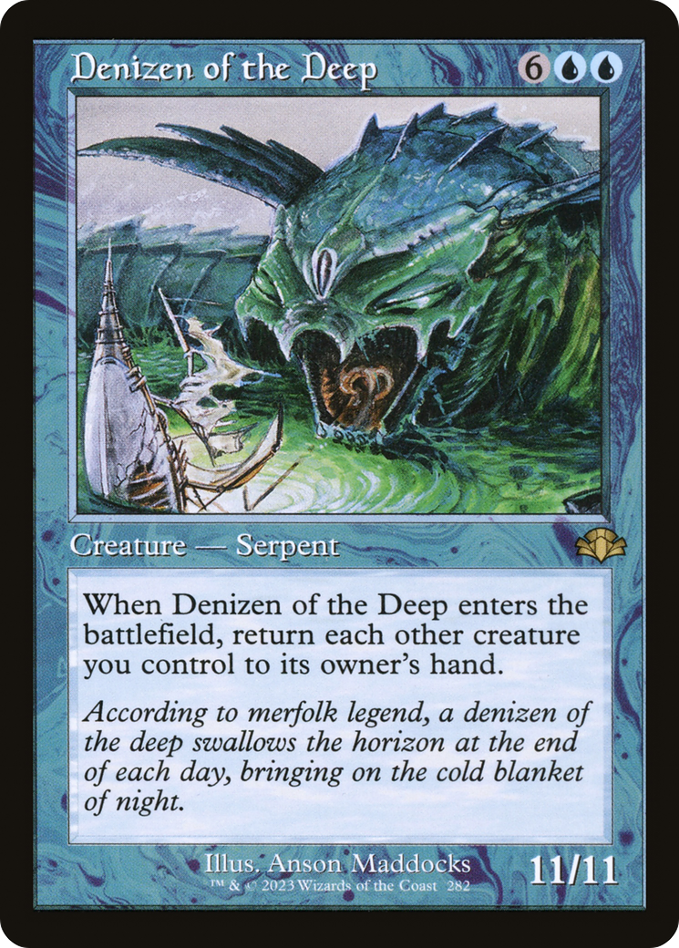 Denizen of the Deep (Retro) [Dominaria Remastered] | Gear Gaming Bentonville