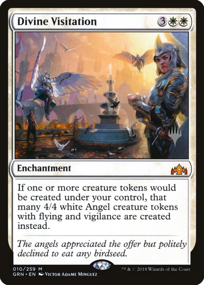 Divine Visitation (Promo Pack) [Guilds of Ravnica Promos] | Gear Gaming Bentonville