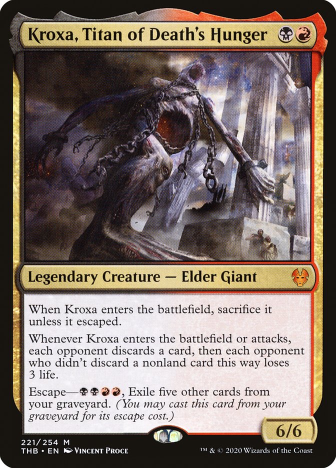 Kroxa, Titan of Death's Hunger [Theros Beyond Death] | Gear Gaming Bentonville