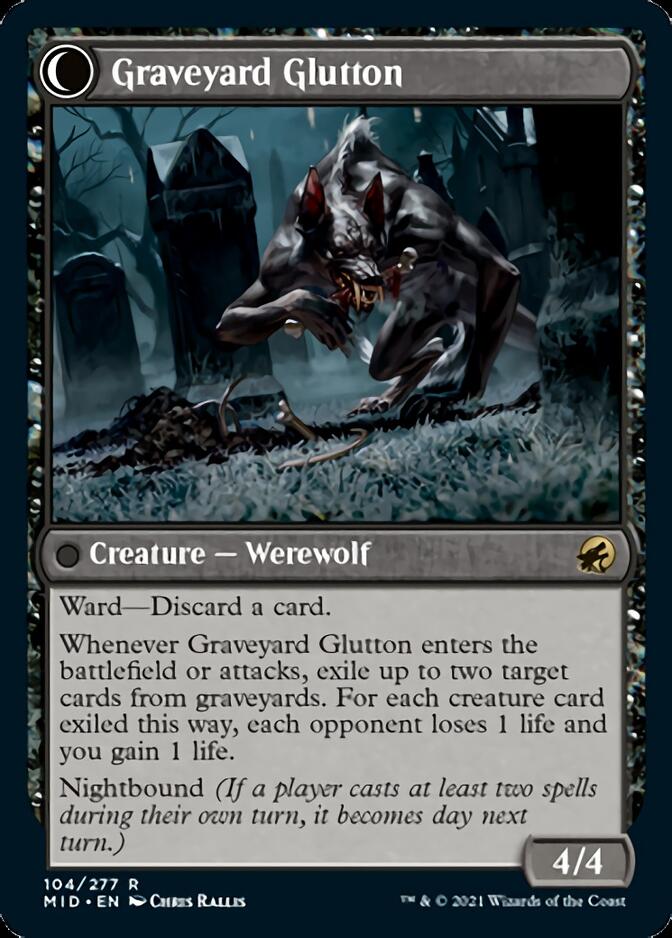 Graveyard Trespasser // Graveyard Glutton [Innistrad: Midnight Hunt] | Gear Gaming Bentonville