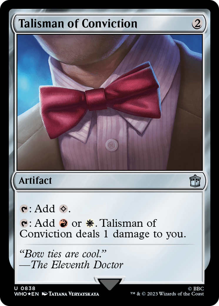 Talisman of Conviction (Surge Foil) [Doctor Who] | Gear Gaming Bentonville