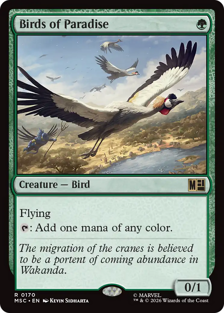 Birds of Paradise (Surge Foil) [Marvel Super Heroes Commander] | Gear Gaming Bentonville