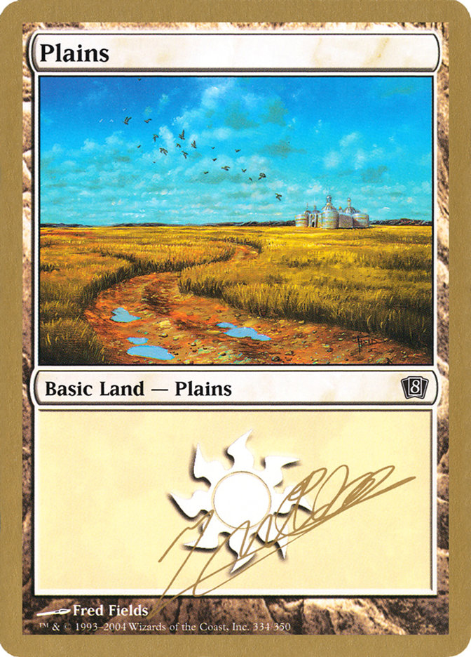 Plains (jn334) (Julien Nuijten) [World Championship Decks 2004] | Gear Gaming Bentonville