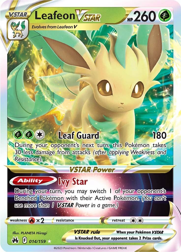Leafeon VSTAR (014/159) [Sword & Shield: Crown Zenith] | Gear Gaming Bentonville