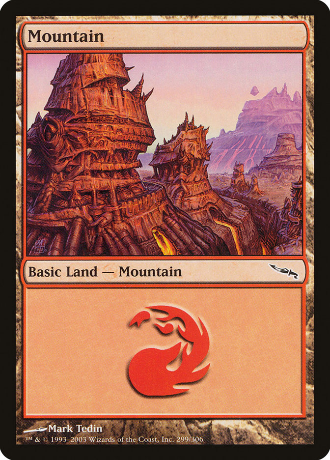 Mountain (299) [Mirrodin] | Gear Gaming Bentonville