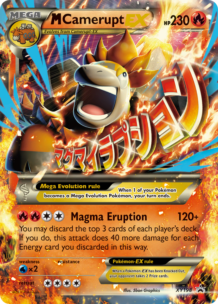 M Camerupt EX (XY198) [XY: Black Star Promos] | Gear Gaming Bentonville