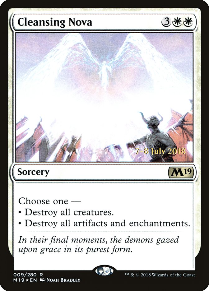 Cleansing Nova [Core Set 2019 Prerelease Promos] | Gear Gaming Bentonville
