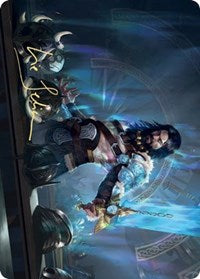 Halvar, God of Battle Art Card (Gold-Stamped Signature) [Kaldheim Art Series] | Gear Gaming Bentonville
