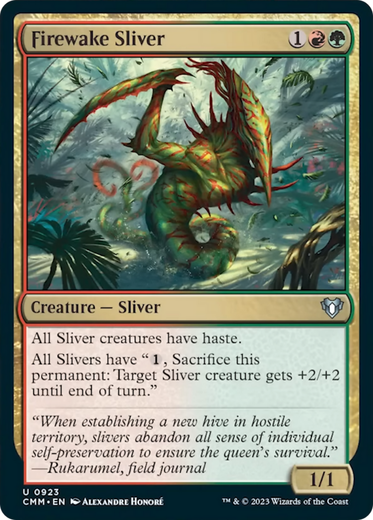 Firewake Sliver [Commander Masters] | Gear Gaming Bentonville