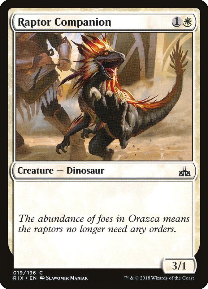 Raptor Companion [Rivals of Ixalan] | Gear Gaming Bentonville