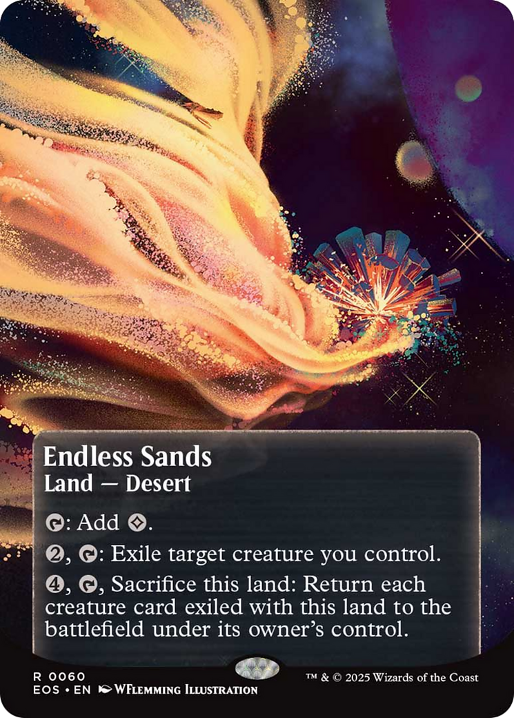 Endless Sands (0060) (Borderless) [Edge of Eternities: Stellar Sights] | Gear Gaming Bentonville