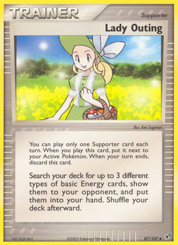 Lady Outing (87/107) [EX: Deoxys] | Gear Gaming Bentonville