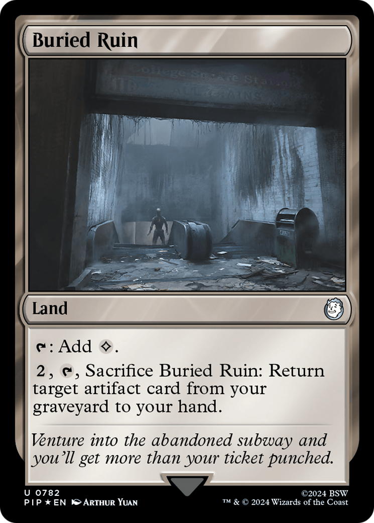 Buried Ruin (Surge Foil) [Fallout] | Gear Gaming Bentonville
