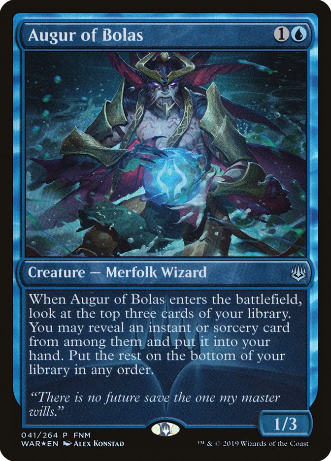 Augur of Bolas (FNM) [War of the Spark Promos] | Gear Gaming Bentonville