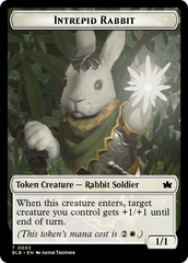 Wall // Intrepid Rabbit Double-Sided Token [Bloomburrow Tokens] | Gear Gaming Bentonville