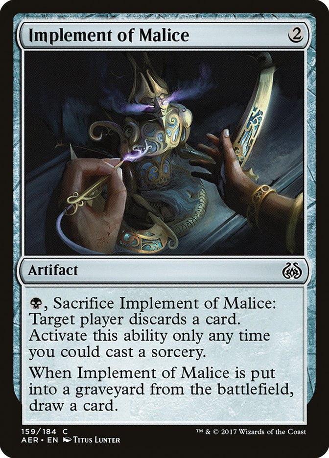 Implement of Malice [Aether Revolt] | Gear Gaming Bentonville